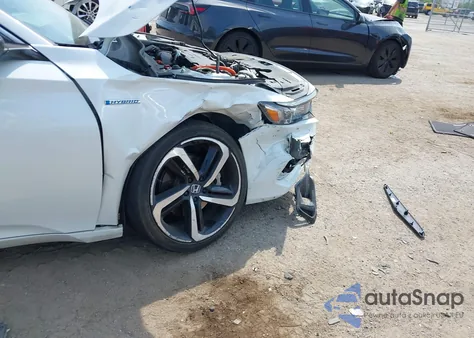 2022 Honda Accord Hybrid Sport из США, поврежденный, VIN 1HGCV3F20NA011818